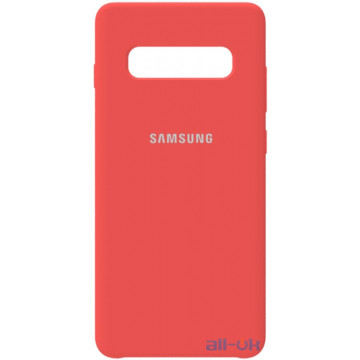 Чохол-накладка TOTO Silicone Case Samsung Galaxy S10 Plus Peach Pink