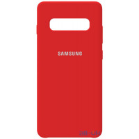 Чохол-накладка TOTO Silicone Case Samsung Galaxy S10 Plus Rose Red
