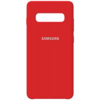 Чохол-накладка TOTO Silicone Case Samsung Galaxy S10 Plus Rose Red