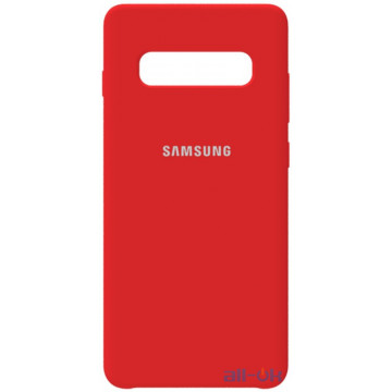 Чохол-накладка TOTO Silicone Case Samsung Galaxy S10 Plus Rose Red