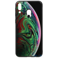 Чохол-накладка TOTO Print Glass Space Case Samsung Galaxy M20 Green