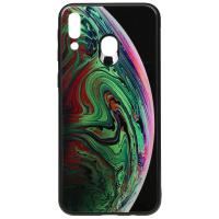 Чохол-накладка TOTO Print Glass Space Case Samsung Galaxy M20 Green