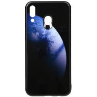 Чохол-накладка TOTO Print Glass Space Case Samsung Galaxy M20 Dark Blue