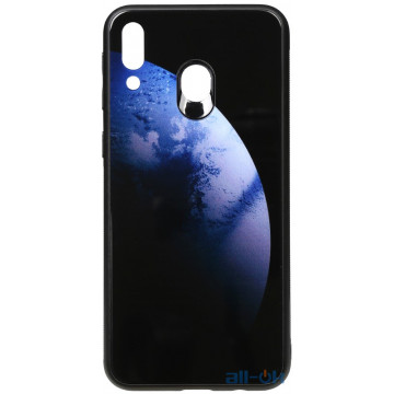 Чохол-накладка TOTO Print Glass Space Case Samsung Galaxy M20 Dark Blue