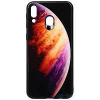 Чохол-накладка TOTO Print Glass Space Case Samsung Galaxy M20 Lilac