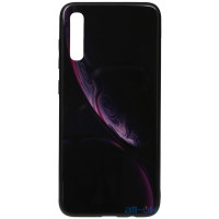 Чохол-накладка TOTO Print Glass Space Case Samsung Galaxy A70 Black