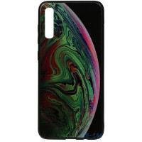 Чохол-накладка TOTO Print Glass Space Case Samsung Galaxy A70 Green