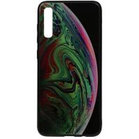 Чохол-накладка TOTO Print Glass Space Case Samsung Galaxy A70 Green