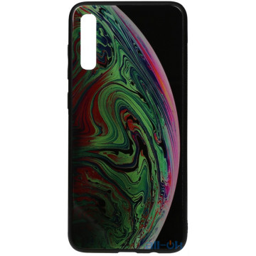 Чохол-накладка TOTO Print Glass Space Case Samsung Galaxy A70 Green
