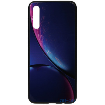 Чохол-накладка TOTO Print Glass Space Case Samsung Galaxy A70 Blue