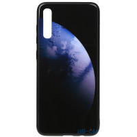 Чохол-накладка TOTO Print Glass Space Case Samsung Galaxy A70 Dark Blue