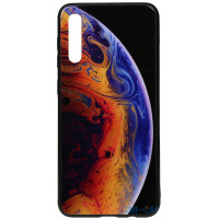 Чохол-накладка TOTO Print Glass Space Case Samsung Galaxy A70 Violet
