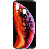 Чохол-накладка TOTO Print Glass Space Case Samsung Galaxy A40 Amethyst