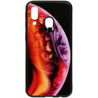 Чохол-накладка TOTO Print Glass Space Case Samsung Galaxy A40 Amethyst