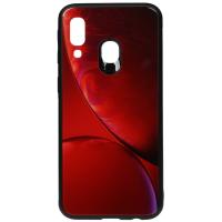 Чохол-накладка TOTO Print Glass Space Case Samsung Galaxy A40 Rubin Red