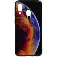 Чохол-накладка TOTO Print Glass Space Case Samsung Galaxy A40 Violet