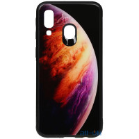 Чохол-накладка TOTO Print Glass Space Case Samsung Galaxy A40 Lilac