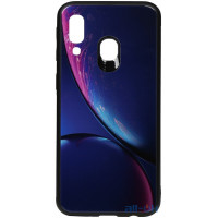 Чохол-накладка TOTO Print Glass Space Case Samsung Galaxy A40 Blue