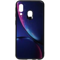 Чохол-накладка TOTO Print Glass Space Case Samsung Galaxy A40 Blue