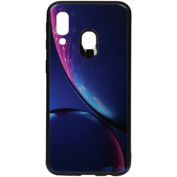 Чохол-накладка TOTO Print Glass Space Case Samsung Galaxy A40 Blue