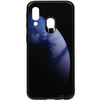 Чохол-накладка TOTO Print Glass Space Case Samsung Galaxy A40 Dark Blue