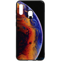 Чохол-накладка TOTO Print Glass Space Case Samsung Galaxy A20/A30 Violet