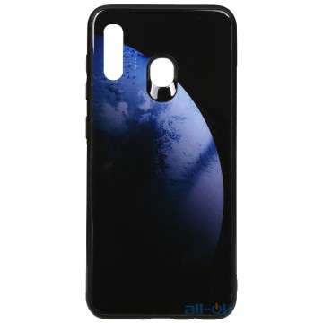 Чохол-накладка TOTO Print Glass Space Case Samsung Galaxy A20/A30 Dark Blue
