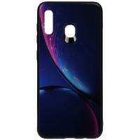 Чохол-накладка TOTO Print Glass Space Case Samsung Galaxy A20/A30 Blue