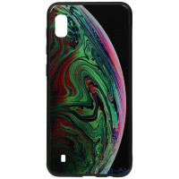 Чохол-накладка TOTO Print Glass Space Case Samsung Galaxy A10 Green