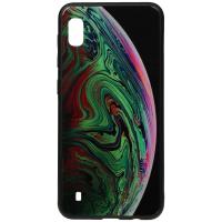 Чохол-накладка TOTO Print Glass Space Case Samsung Galaxy A10 Green