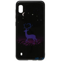 Чохол-накладка TOTO Night Light Print Glass Case Samsung Galaxy A10 Deer