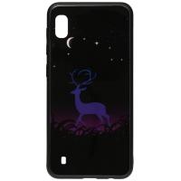 Чохол-накладка TOTO Night Light Print Glass Case Samsung Galaxy A10 Deer