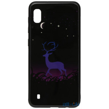 Чохол-накладка TOTO Night Light Print Glass Case Samsung Galaxy A10 Deer