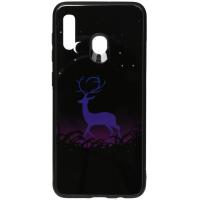 Чохол-накладка TOTO Night Light Print Glass Case Samsung Galaxy A20/A30 Deer