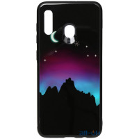 Чохол-накладка TOTO Night Light Print Glass Case Samsung Galaxy A20/A30 Young Moon