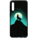 Чохол-накладка TOTO Night Light Print Glass Case Samsung Galaxy A30s/A50/A50s Howling Wolf — інтернет магазин All-Ok. фото 1
