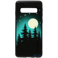Чохол-накладка TOTO Night Light Print Glass Case Samsung Galaxy S10 Full Moon