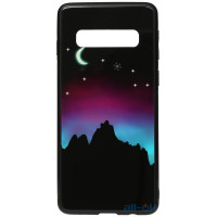Чохол-накладка TOTO Night Light Print Glass Case Samsung Galaxy S10 Plus Young Moon