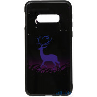 Чохол-накладка TOTO Night Light Print Glass Case Samsung Galaxy S10e Deer