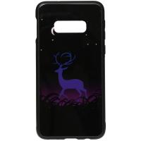 Чохол-накладка TOTO Night Light Print Glass Case Samsung Galaxy S10e Deer
