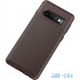 Чохол-накладка TOTO TPU Carbon Fiber 1,5mm Case Samsung Galaxy S10 Coffee — інтернет магазин All-Ok. фото 2