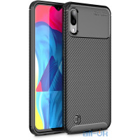 Чохол-накладка TOTO TPU Carbon Fiber 1,5mm Case Samsung Galaxy M10 Black