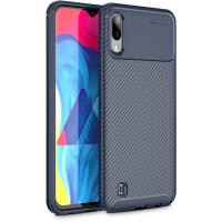 Чохол-накладка TOTO TPU Carbon Fiber 1,5mm Case Samsung Galaxy M10 Dark Blue