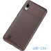 Чохол-накладка TOTO TPU Carbon Fiber 1,5mm Case Samsung Galaxy M10 Coffee — інтернет магазин All-Ok. фото 2