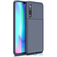 Чохол-накладка TOTO TPU Carbon Fiber 1,5mm Case Samsung Galaxy A90 5G Dark Blue