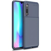 Чохол-накладка TOTO TPU Carbon Fiber 1,5mm Case Samsung Galaxy A90 5G Dark Blue