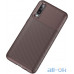 Чохол-накладка TOTO TPU Carbon Fiber 1,5mm Case Samsung Galaxy A70 Coffee — інтернет магазин All-Ok. фото 2