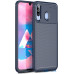 Чохол-накладка TOTO TPU Carbon Fiber 1,5mm Case Samsung Galaxy A40s/M30 Dark Blue — інтернет магазин All-Ok. фото 1