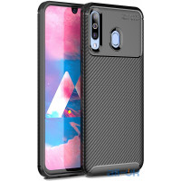 Чохол-накладка TOTO TPU Carbon Fiber 1,5mm Case Samsung Galaxy A40s/M30 Black