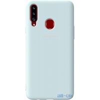 Чохол-накладка TOTO Silicone Full Protection Case Samsung Galaxy A20s Sky Blue